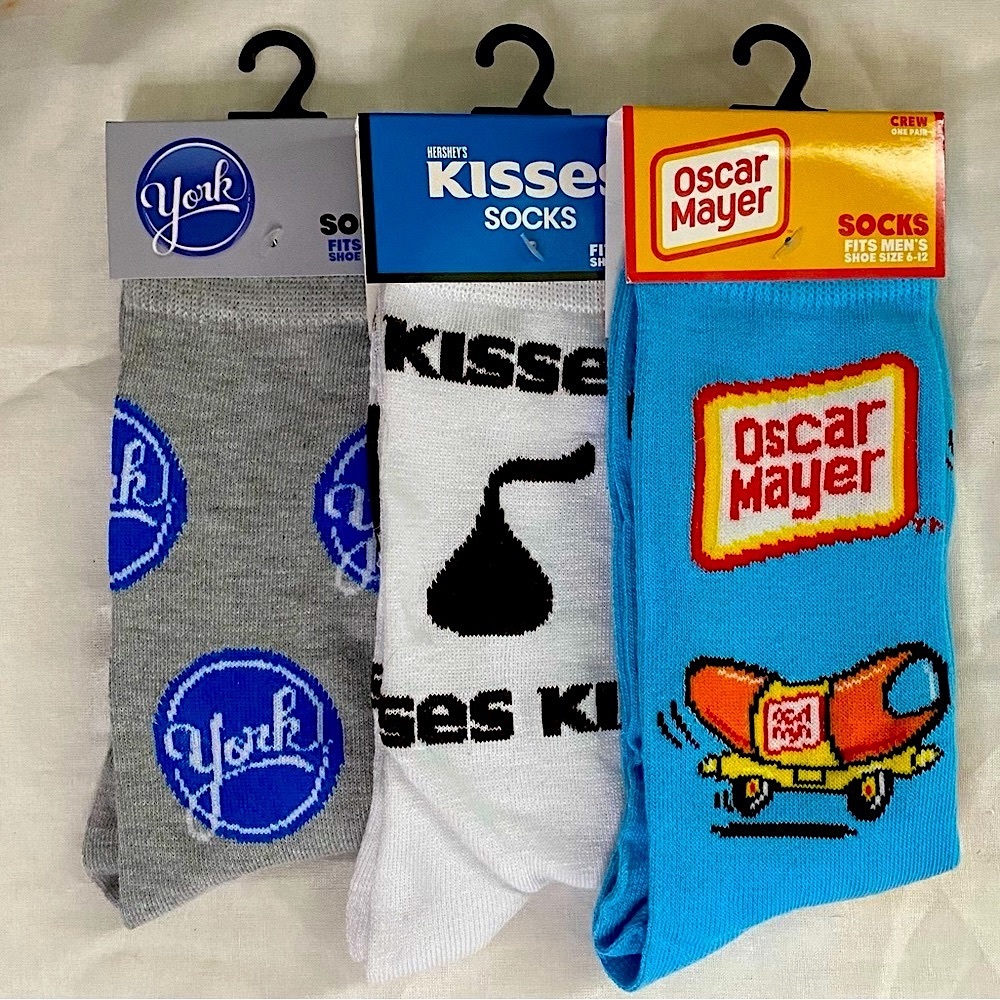 Men’s Dress Sox Bundle, Fun, Iconic, Pop Culture, Statement Sox, 3 pr, Size 6-12